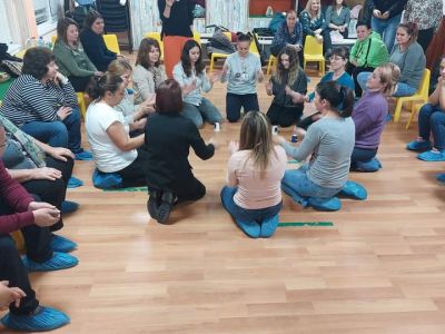Тренинг с родители- "Влиянието на музиката върху развитието и социалните умения на децата" - ДГ Св. Св. Кирил и Методий - Главиница
